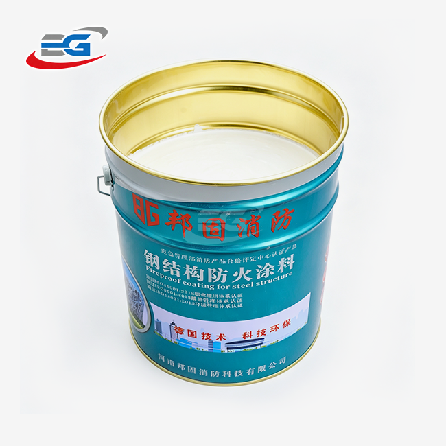 Indoor intumescent fire retardant coating for steel structure